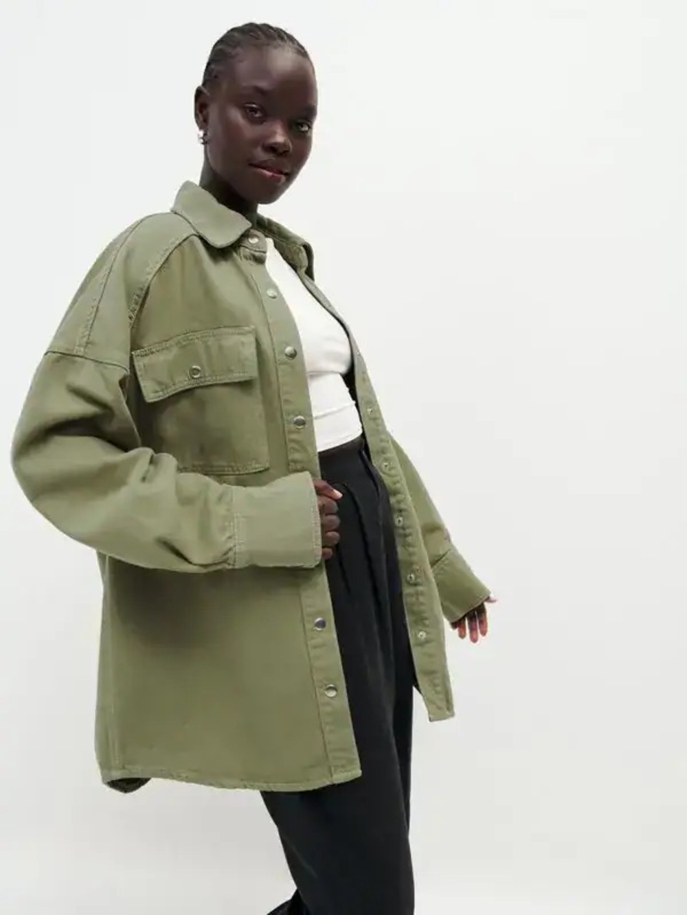 reformation | ace oversized shirt jacket - XS